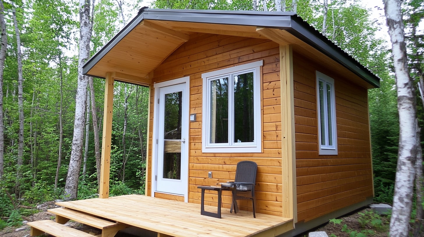 exemple cabanon en bois