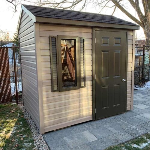 réalisation remise à jardin 2 versants