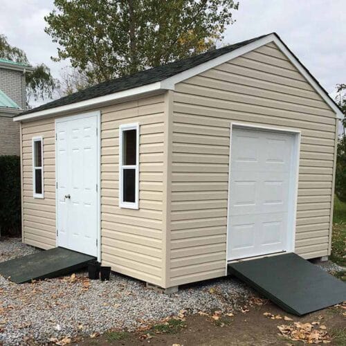 cabanon garage fabriqué sur mesure