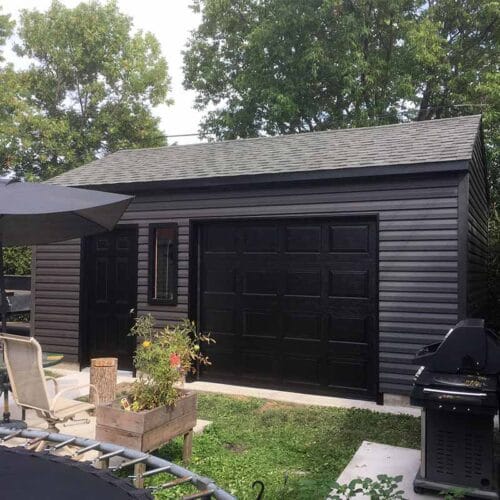 garage fabriqué sur mesure