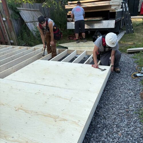 installation cabanon de jardin