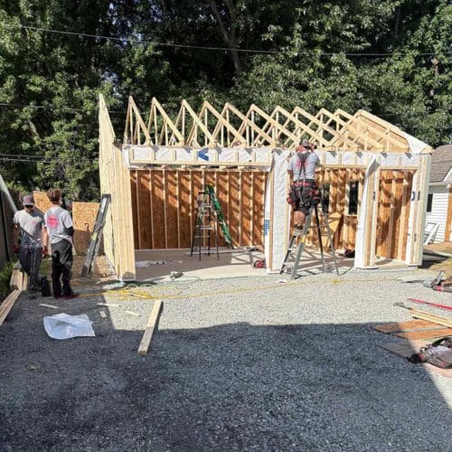 Installation cabanons sur mesure