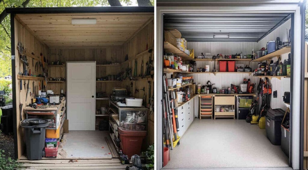 stratégie rangement cabanon